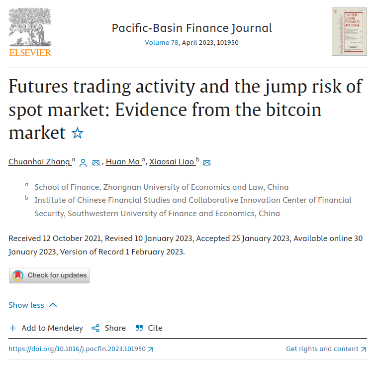 31.张传海-Futures trading activity and the jump risk of spot market Evidence from the bitcoin market.png